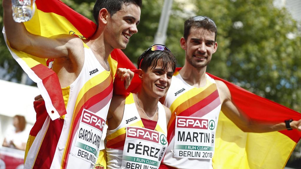 Jornada de ensueño para la marcha española en el campeonato de Europa: dos oros y una plata