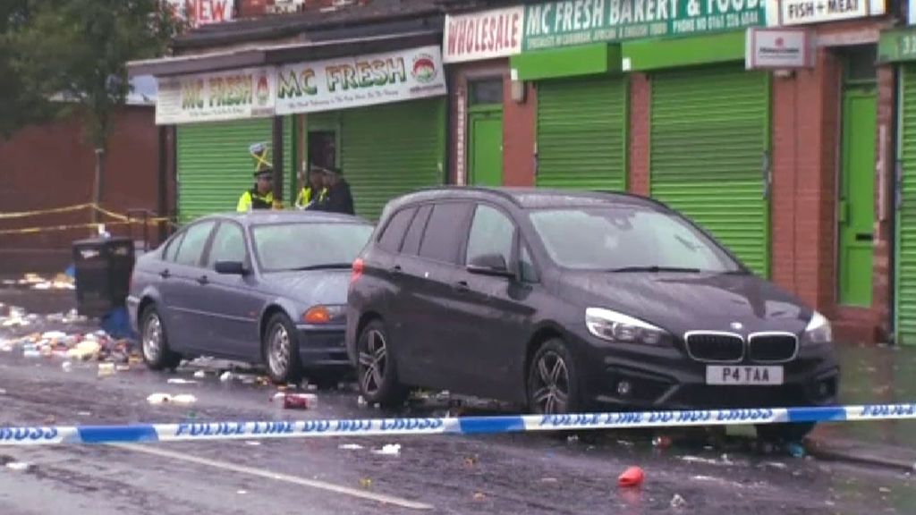 Diez heridos en un tiroteo en Manchester