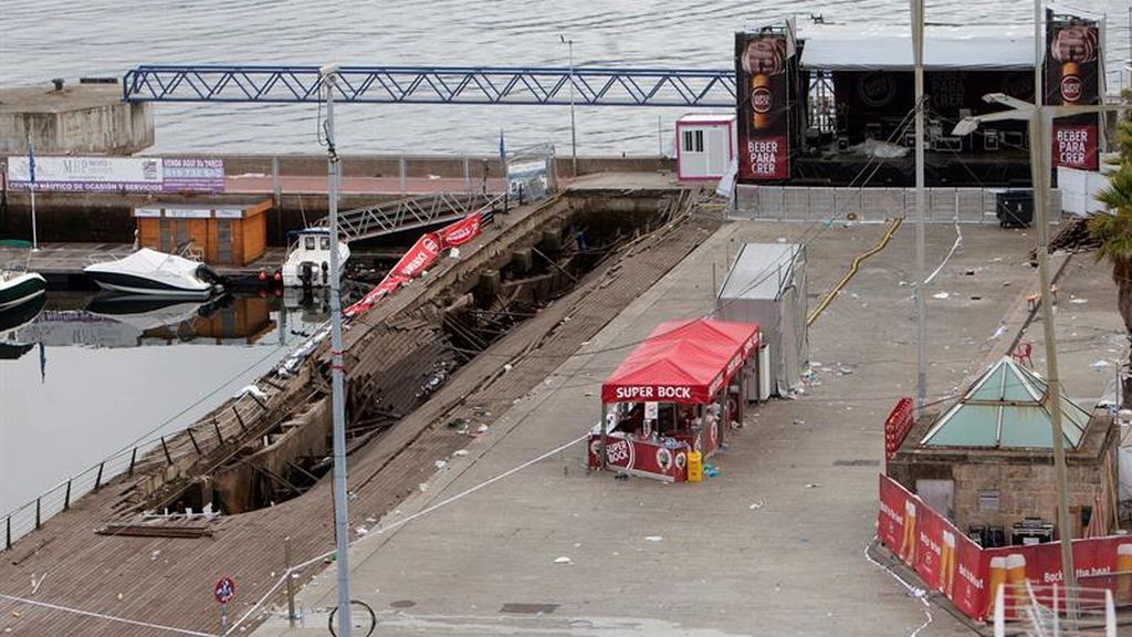Investigan qué falló para que se desplomara la plataforma durante el concierto en Vigo