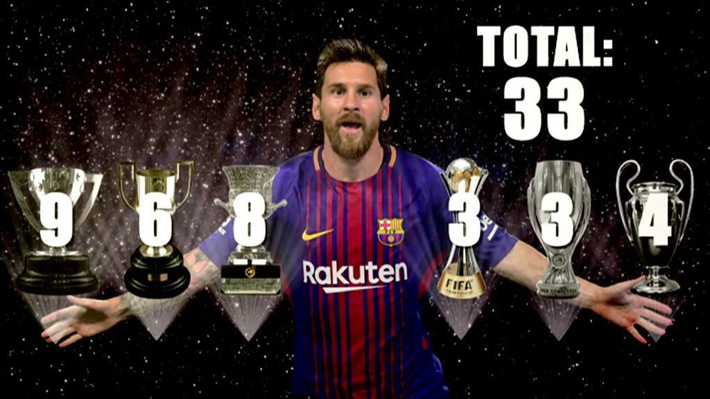 Messi y sus 33 títulos en el Barça: la Supercopa de España, el primero como capitán culé