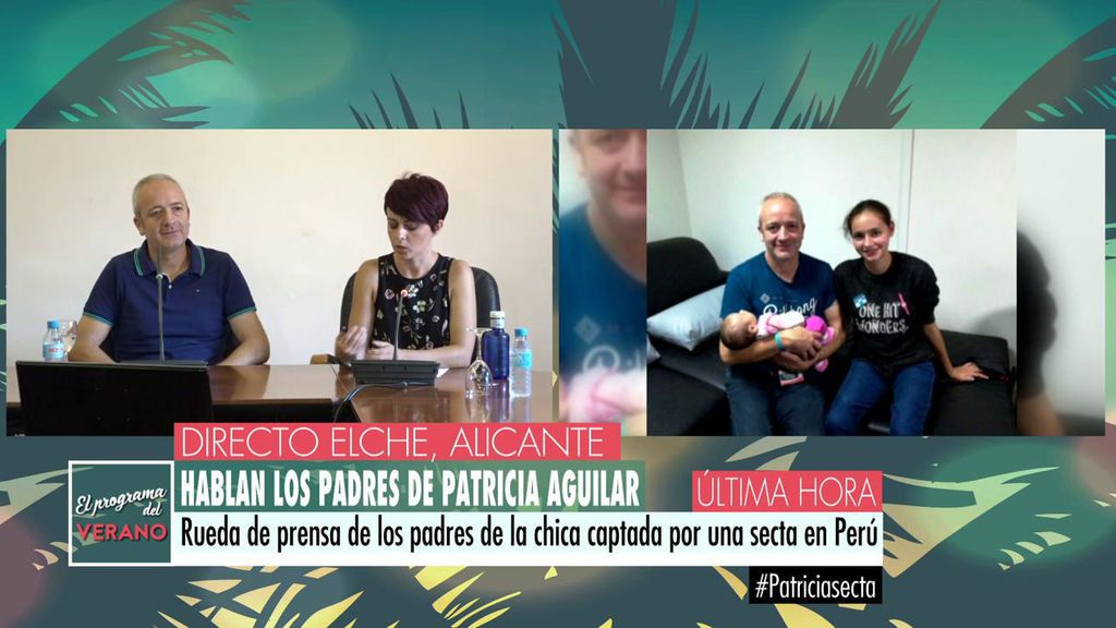Noelia Bru, portavoz familia Aguilar: "Patricia ha vuelto a España por voluntad propia"