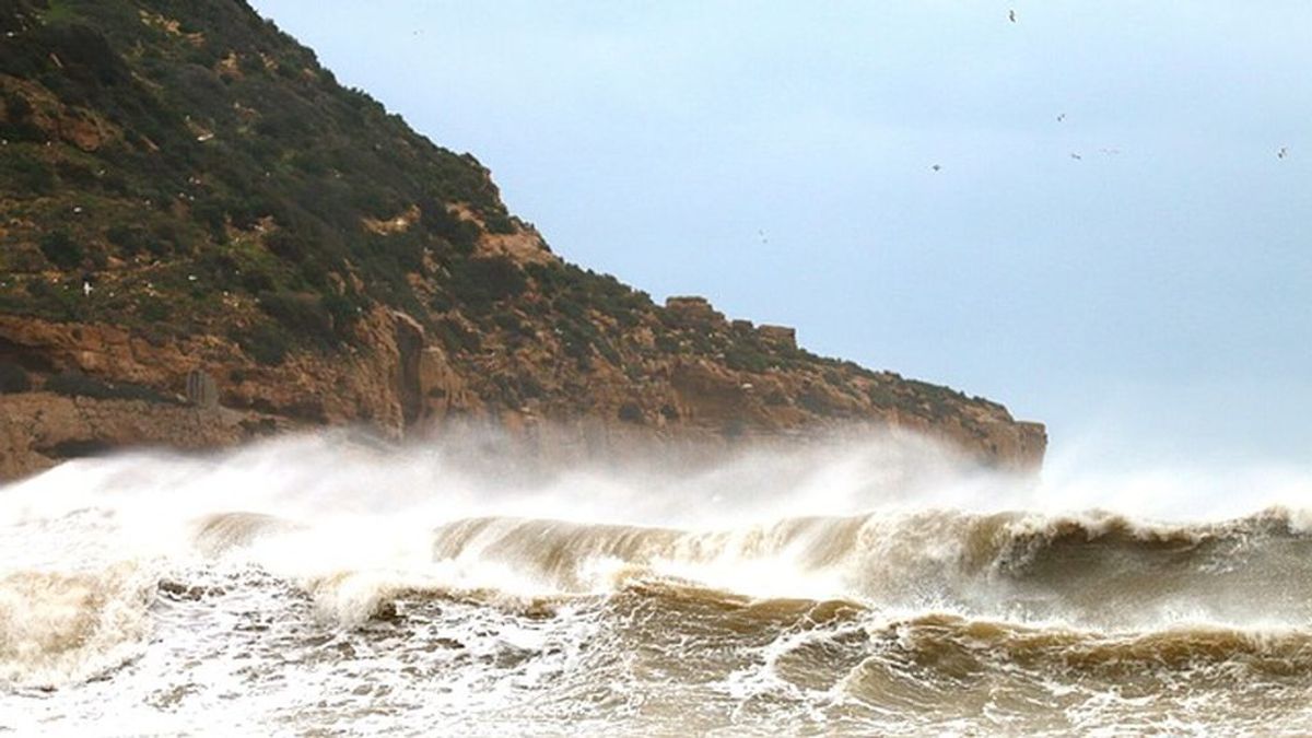 Temporal en la costa de Jávea