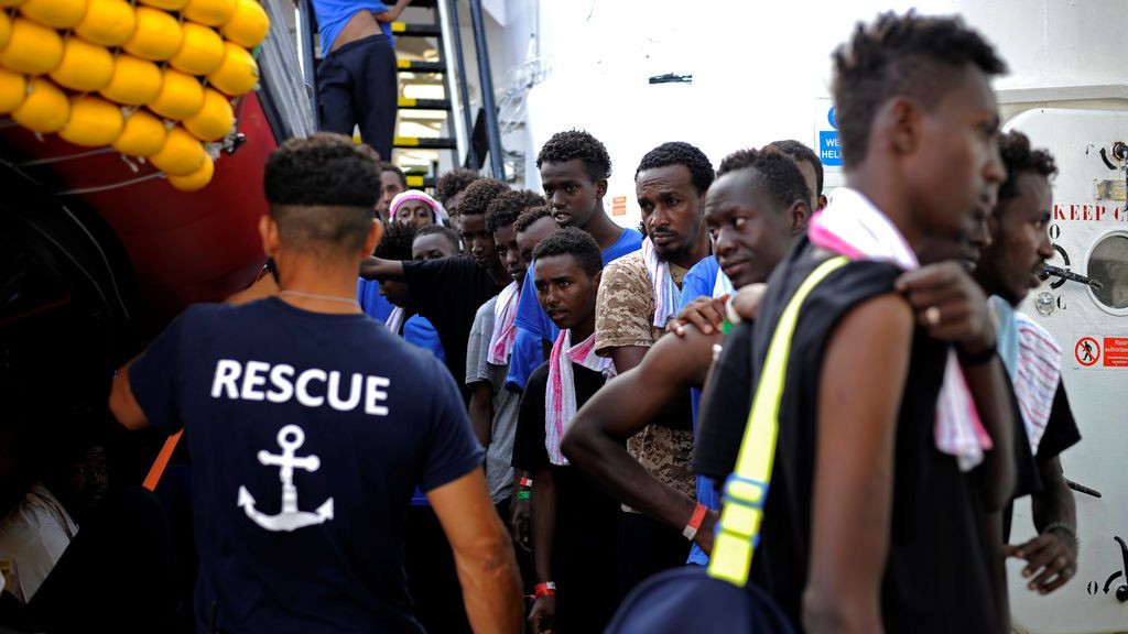 60 de los 141 migrantes rescatados del Aquarius desembarcarán en España