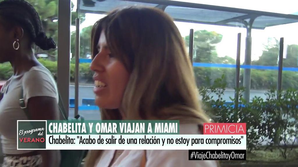 Chabelita y Omar hablan en primicia sobre su relación y su viaje juntos a Miami