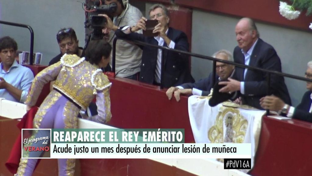 El rey emérito reaparece junto a la Infanta Elena en la Semana Grande de San Sebastián