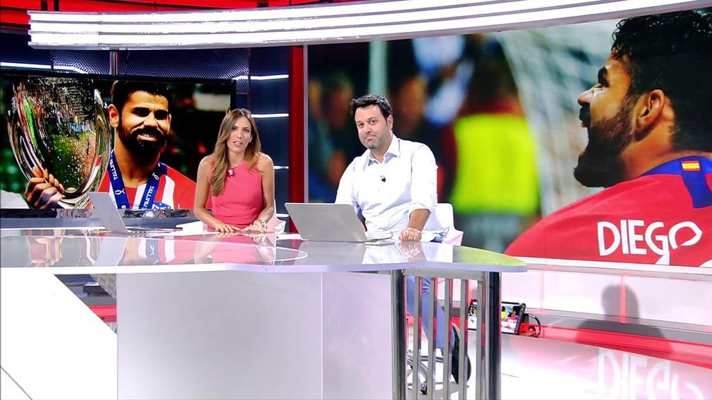 Diego Costa casi se olvida en la sala de prensa el MVP de la Supercopa de Europa