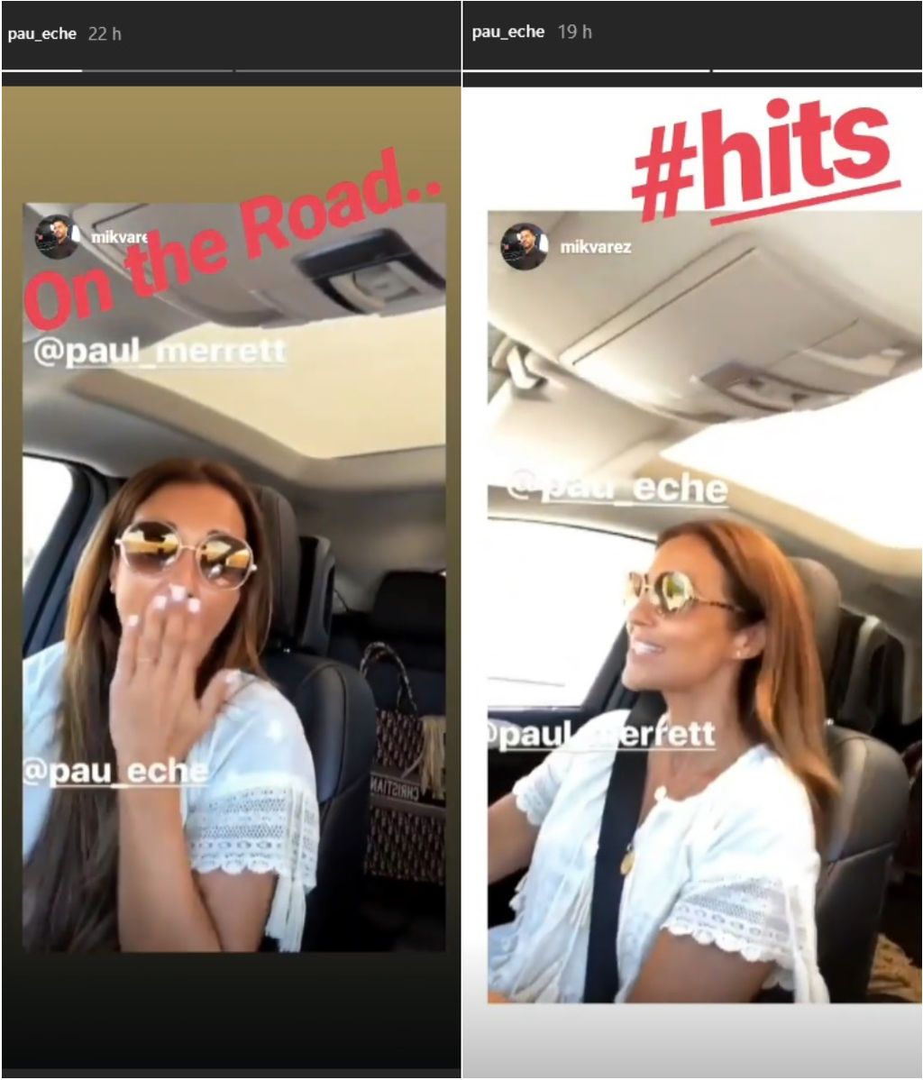 Paula Echevarria canta en el coche