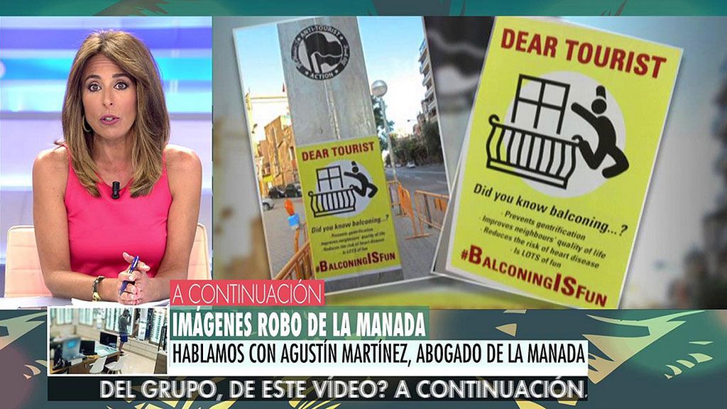 La “turismofobia incita al balconing en Barcelona