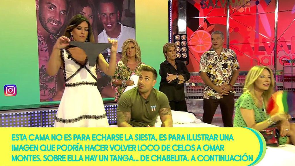 Una cama y una prenda íntima, claves en la foto de Isa Pantoja que tiene 'Sálvame'