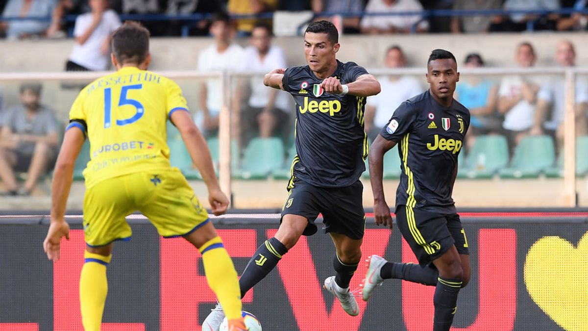 Cristiano debuta sin puntería pero con victoria en la Juventus