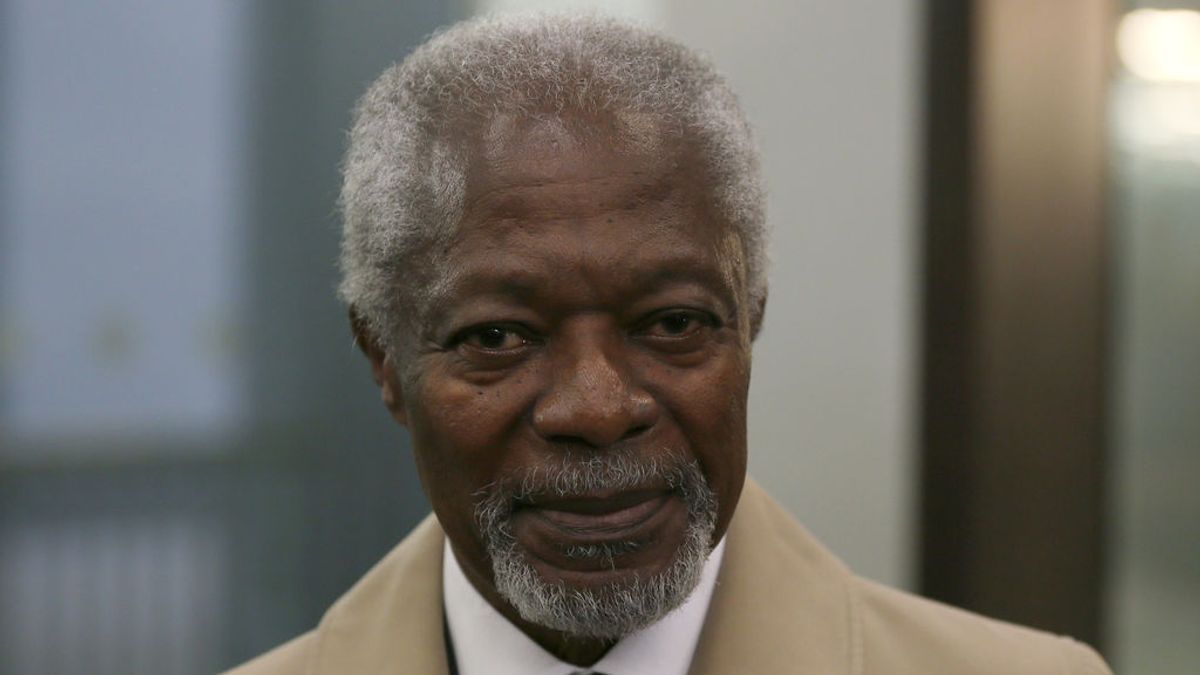 Los líderes internacionales recuerdan al exsecretario general de la ONU Kofi Annan