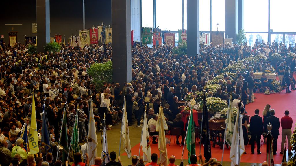 Familiares de una veintena de fallecidos no acuden al funeral de estado en Génova