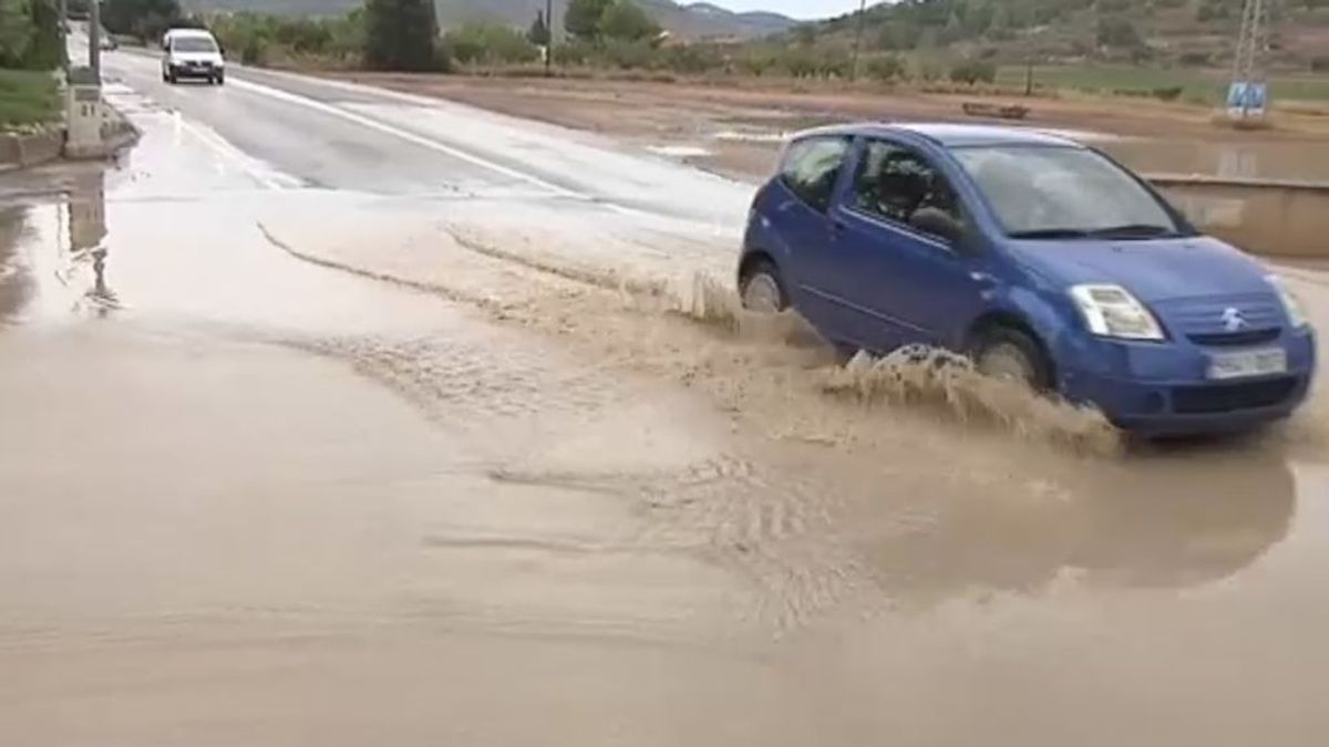 Dénia y Xàbia inundadas por las lluvias torrenciales