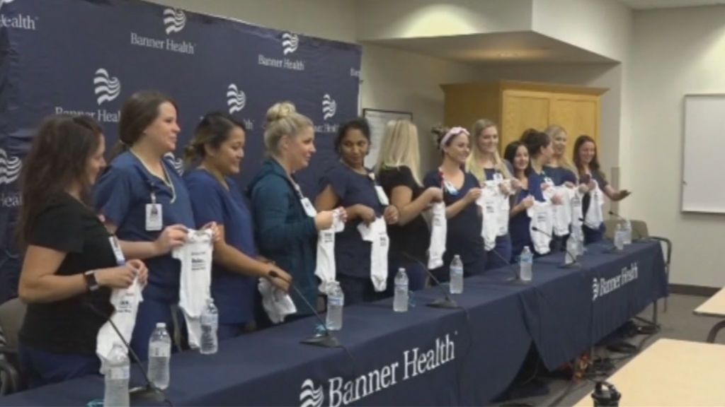 Dieciséis enfermeras de una misma unidad de un hospital de EEUU se quedan embarazadas