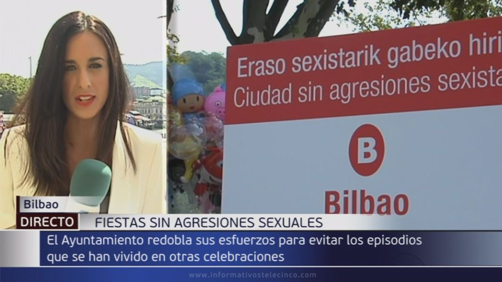 Bilbao se prepara para unas fiestas sin agresiones machistas