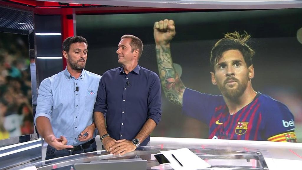 Kiko Narváez explica cómo colocarse en la barrera para intentar detener las faltas de Leo Messi