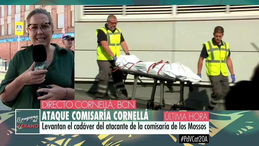 Levantan el cadáver del atacante de la comisaría de los Mossos en Cornellà