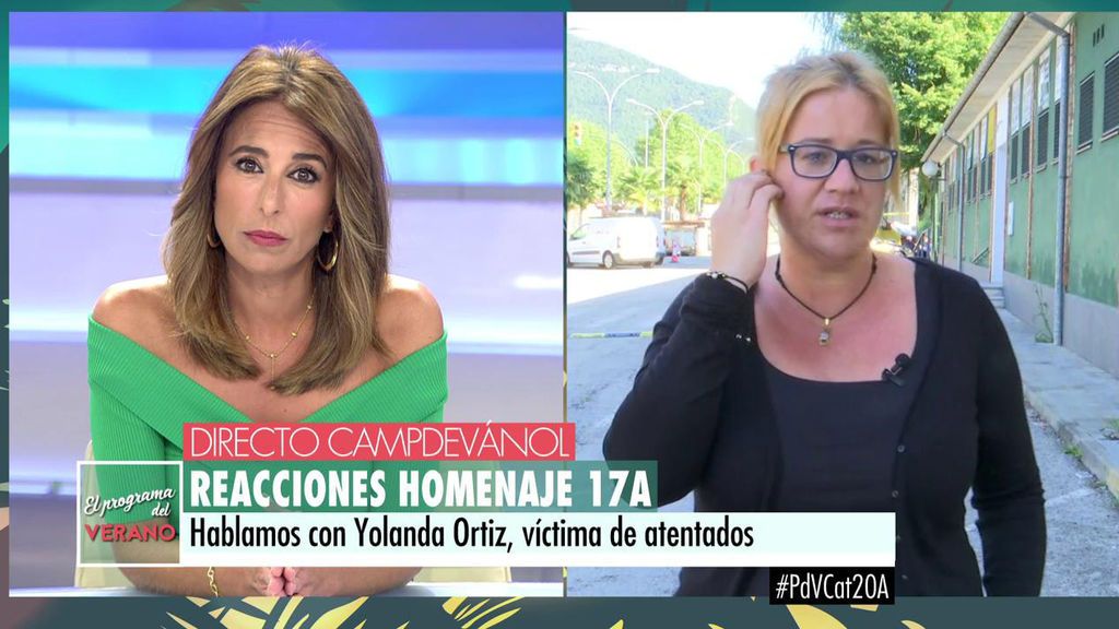 Yolanda, víctima atentados Cataluña: "La  única que se ha preocupado por nosotros es Ada Colau"