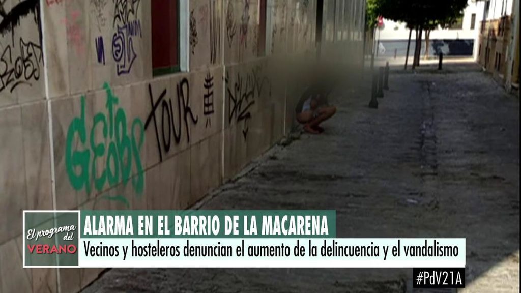 Toxicómanos y sintechos amenazan la convivencia en el barrio sevillano de La Macarena