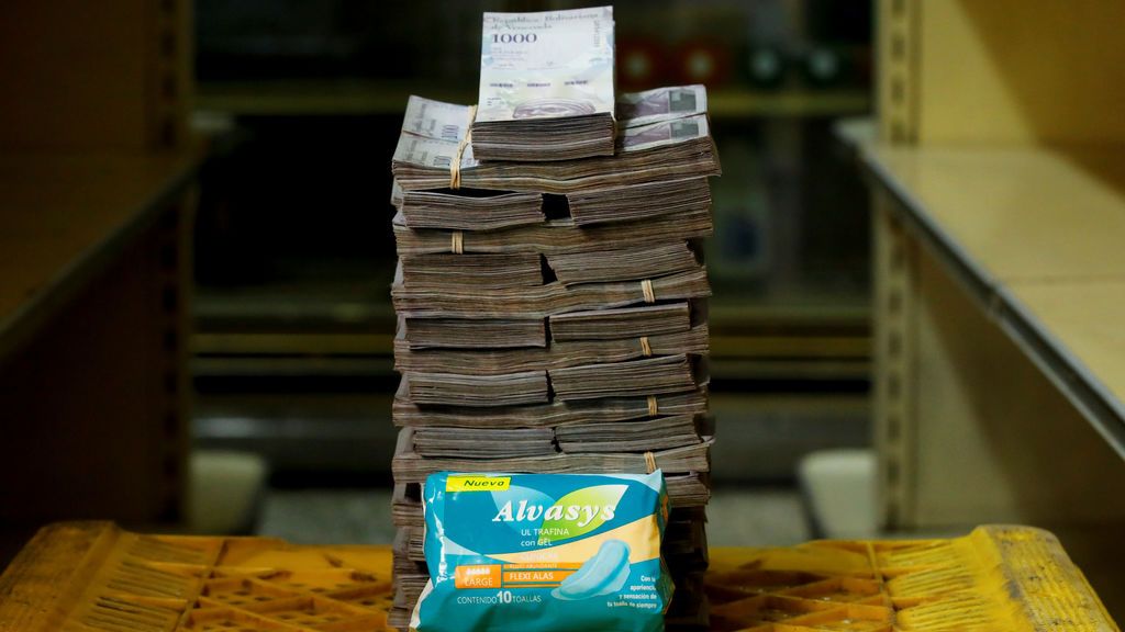 Lo que cuesta un paquete de tampax en Venezuela