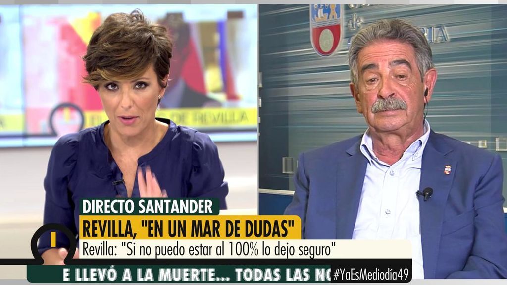 Revilla: "Tengo dudas de si me tengo que presentar a las próximas elecciones o no" Revilla: "Tengo dudas de si me tengo que presentar a las próximas elecciones o no"
