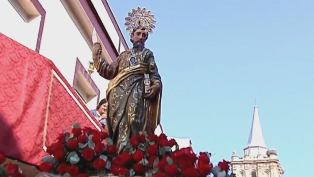 San Bartolomé, el santo que más baila en su procesión