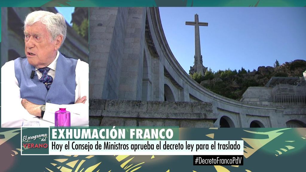 El general Monzón, sobre el decreto de exhumación de Franco: "Es una medida dictatorial"