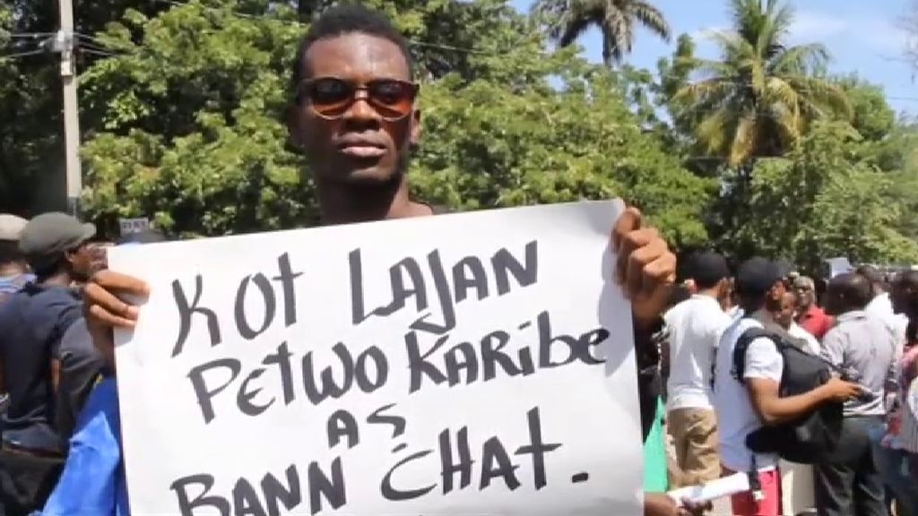 Multitudinaria protesta en Puerto Príncipe por las irregularidades en la administración de los fondos de Petrocaribe