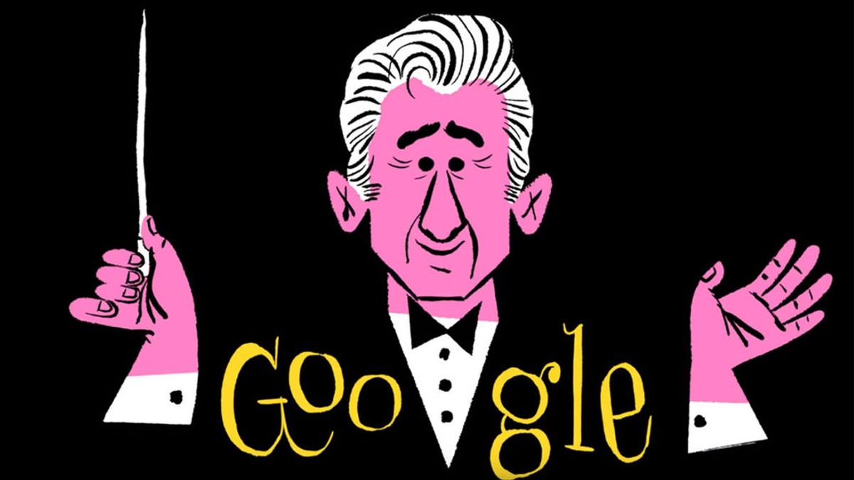 Google celebra el centenario del nacimiento de Leonard Bernstein