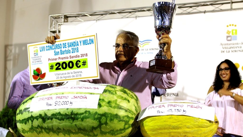 Una sandía de 90 kilos gana un concurso