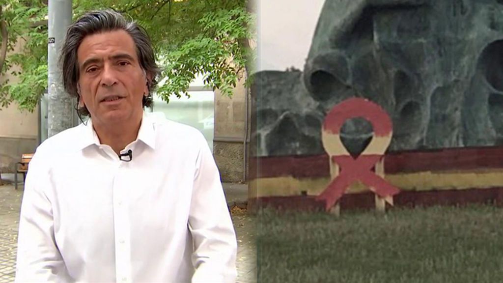 Arcadi, identificado por pintar un lazo amarillo: "Se pueden pintar y no dejaremos de hacerlo"