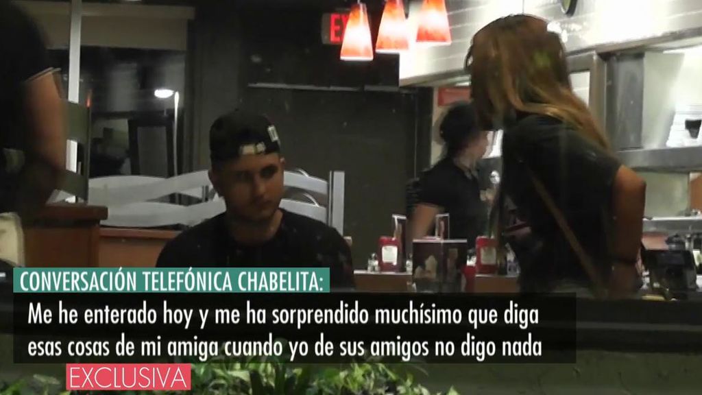 La reacción de Chabelita a las declaraciones de Omar sobre su amiga Aneth: "Yo no hablo nada de sus amigos"