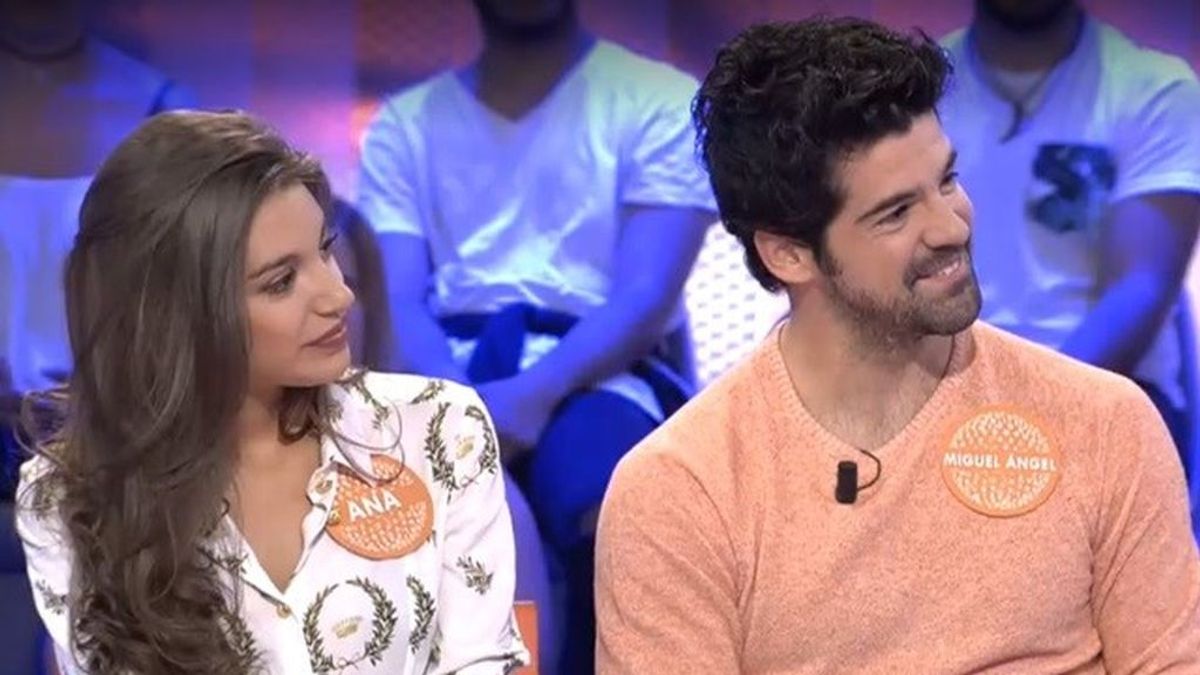 Ana Guerra y Miguel Ángel Muñoz, en 'Pasapalabra' (Telecinco).