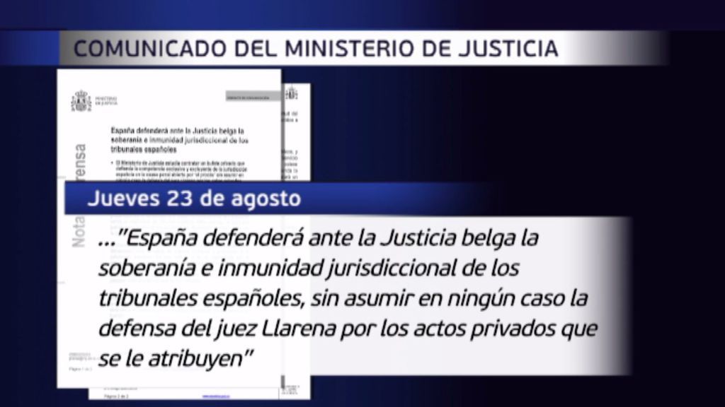 Moncloa rectifica a Justicia y sí defenderá a Llarena en Bélgica