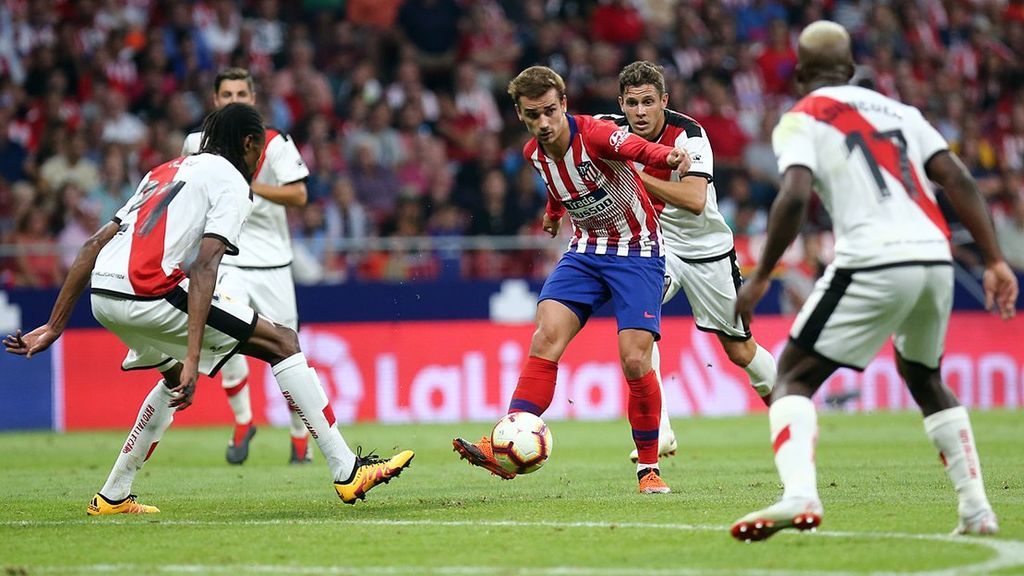Griezmann da la victoria al Atleti ante el Rayo Vallecano (1-0)