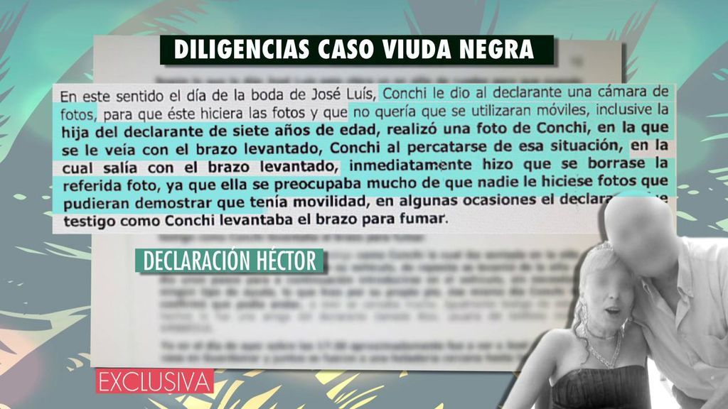 Diligencia crimen viuda negra