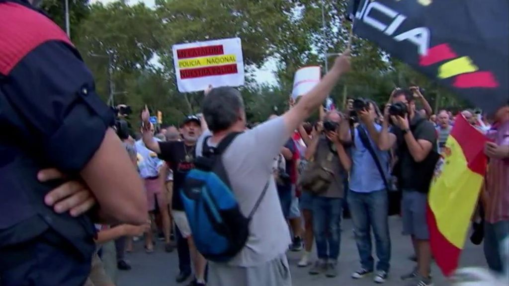 Agreden a un cámara de Telemadrid durante una manifestación para apoyar a una mujer agredida