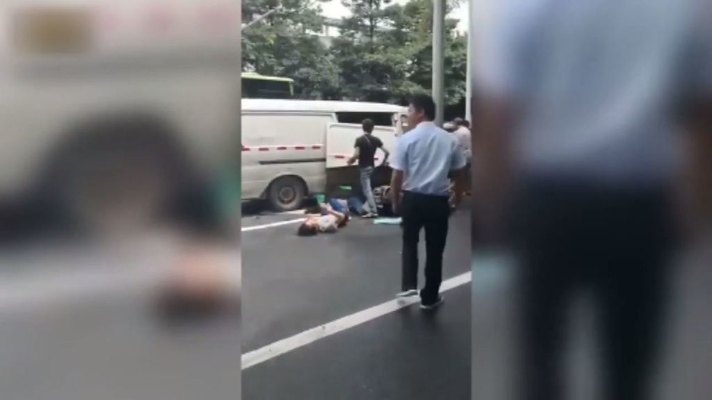 Siete fallecidos en un brutal atropello múltiple en China
