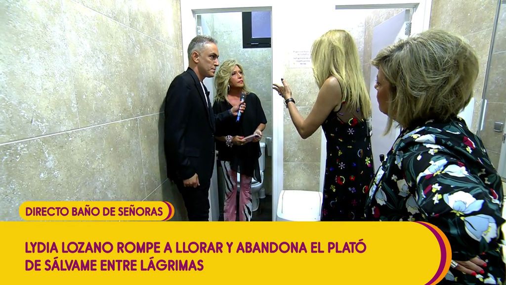 La bronca que ha tenido Lydia Lozano con Terelu y BelénRo en el baño de Telecinco
