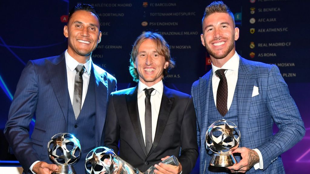Keylor Navas, Ramos y Luka Modric, por partida doble: el Real Madrid arrasa en los premios de la UEFA
