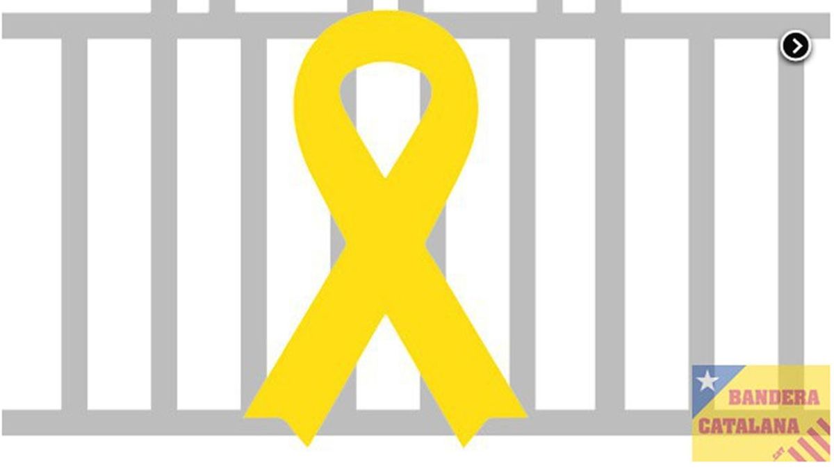 Los lazos amarillos en Cataluña: “Quitan 10 lazos, pondremos 20”