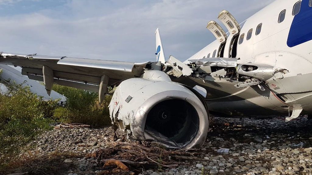 Al menos 18 heridos en un accidente de avión en Sochi