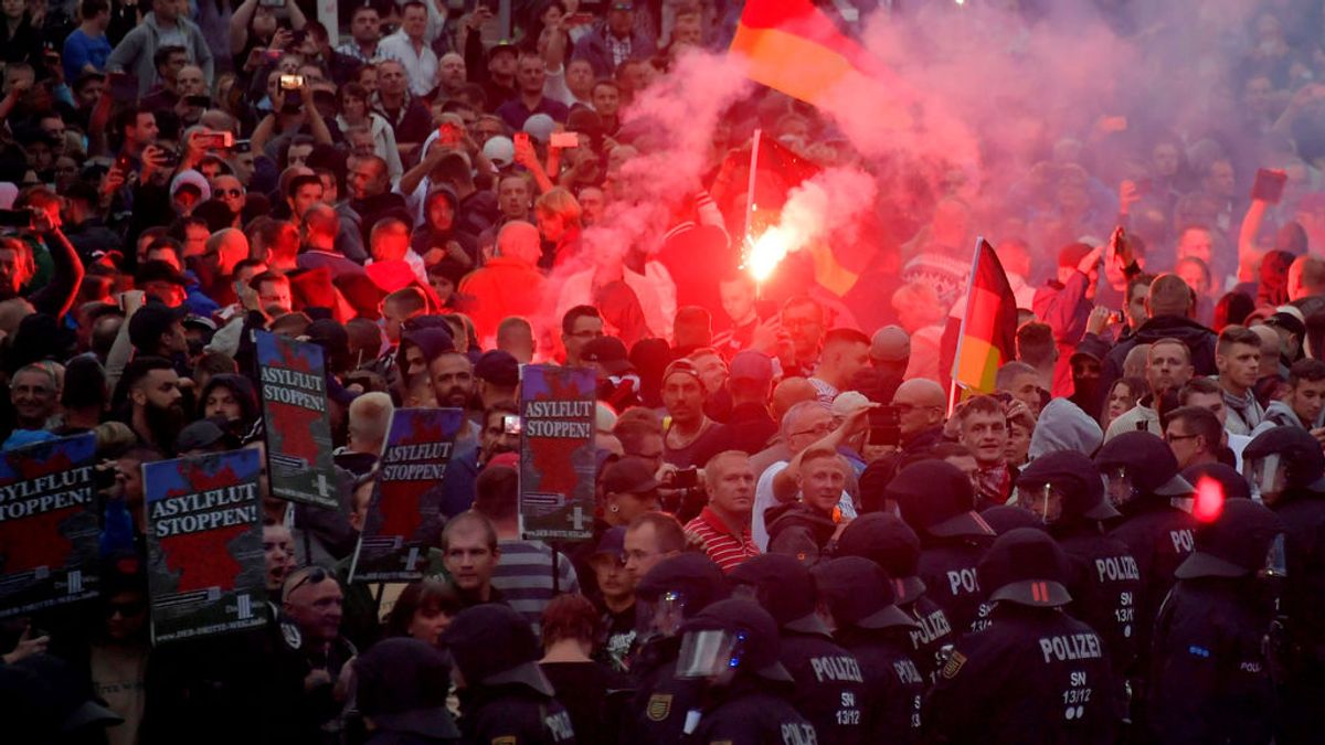 9 heridos en las manifestaciones Ultraderecha y antifascistas convocadas en Chemnitz