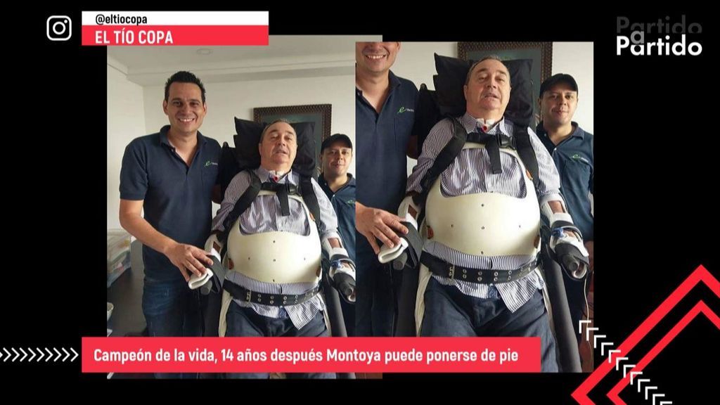 El ex entrenador colombiano ‘profe’ Montoya consigue ponerse de pie 14 años después de recibir dos balazos