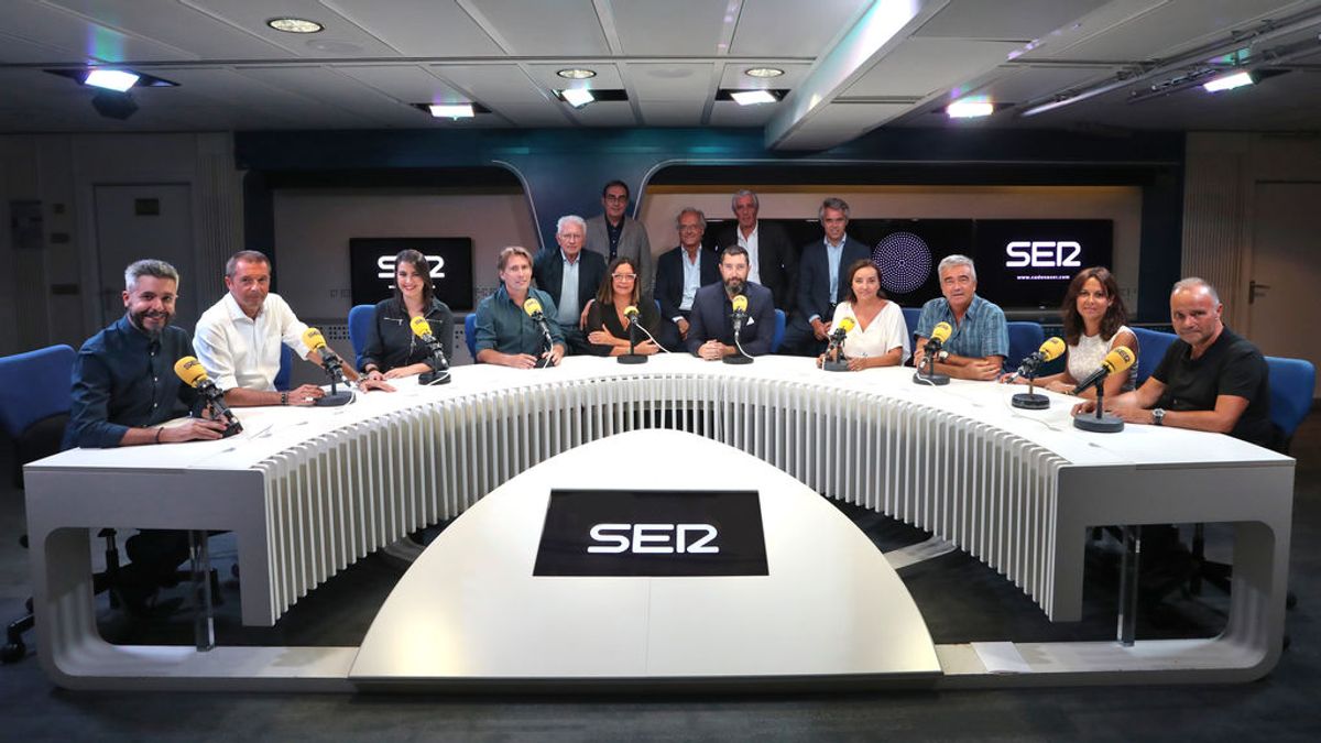 Equipo de la cadena SER, en la presentación de la temporada 2018-2019 el 3 de septiembre de 2018.