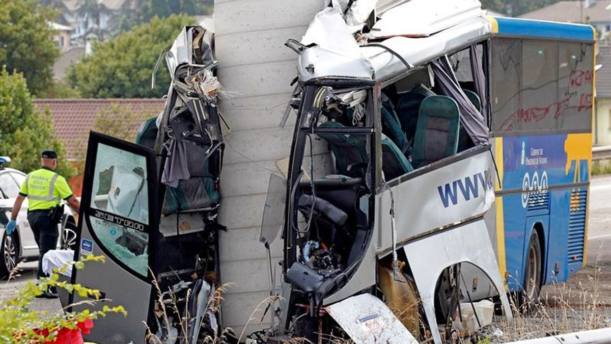 Avilés trae al recuerdo los peores accidentes de autobús en la última década