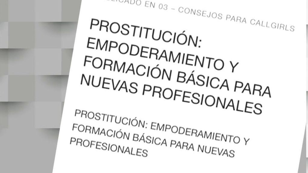 El sindicato de prostitutas ofrece talleres de iniciación a la prostitución por 50 euros