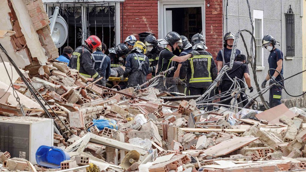 Investigan si una discusión de pareja puede estar detrás de la explosión en una casa de Burgos