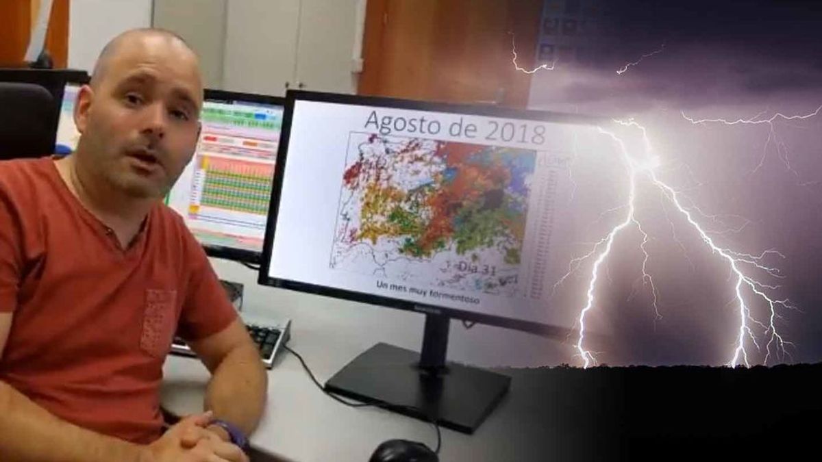 Ya es oficial: agosto de 2018, el mes con más rayos y tormentas en lo que va de siglo