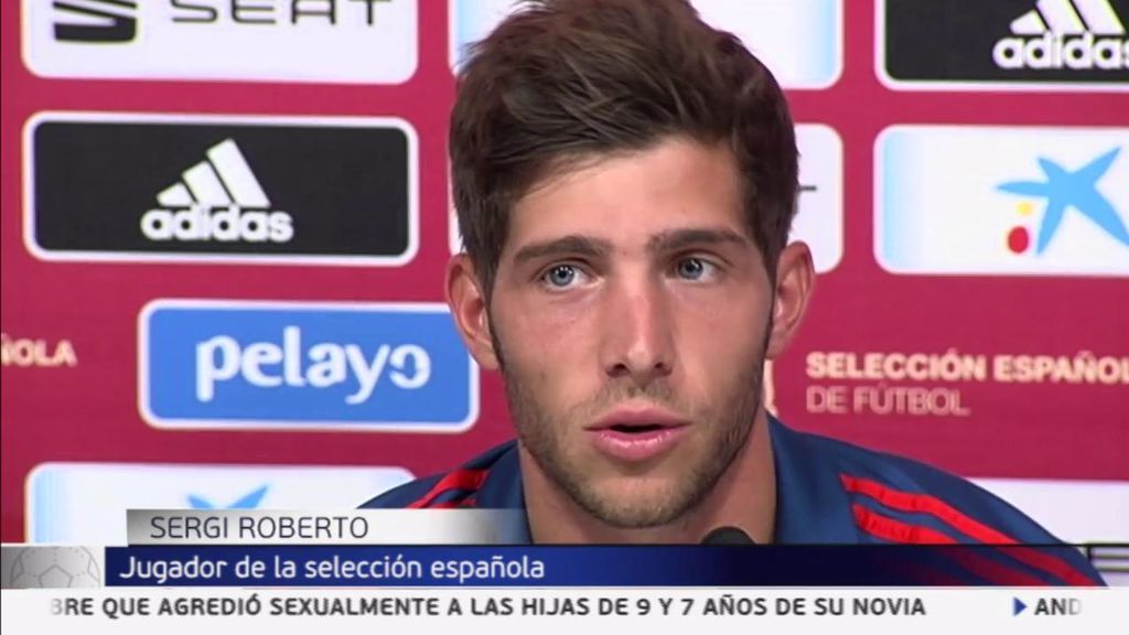 Sergi Roberto: “Es extraño que solo estemos dos jugadores del Barça”